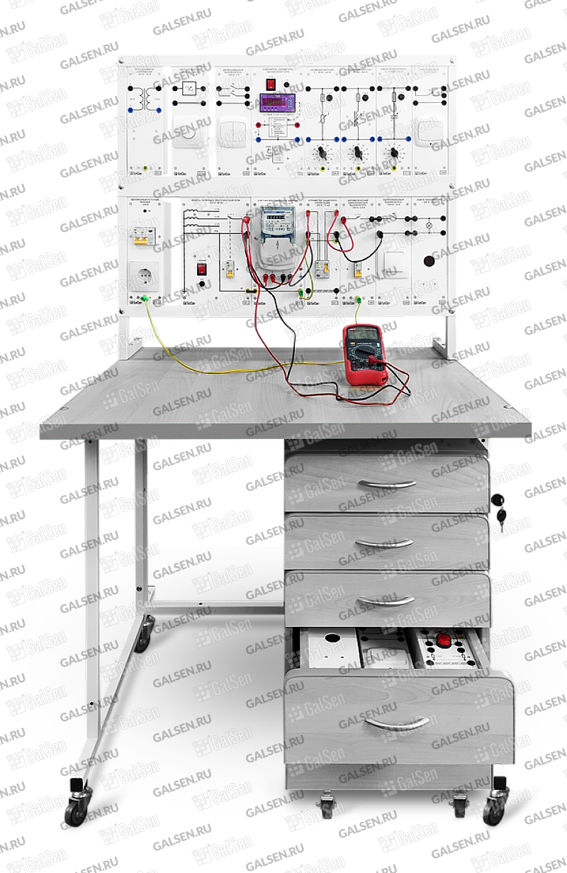 Купить Монтаж и наладка электрооборудования предприятий и гражданских  сооружений ГалСен МНЭПГС4-С-Р у производителя учебных стендов