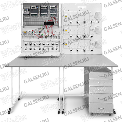 Кликните, чтобы узнать подробнее про учебный лабораторный стенд «Стенд для моделирования схем включения приборов учёта электроэнергии (с имитатором неисправностей и малым энергопотреблением)» ГалСен® СУЭЭ6-МРСК-С-Р для обучения по направлению «Электрические измерения» для формирования у учащихся ключевых профессиональных компетенций и навыков инженеров и техников на образовательных практикумах